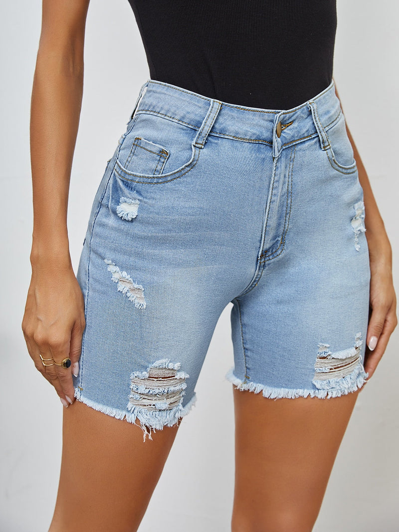 Bermuda jeans feminina