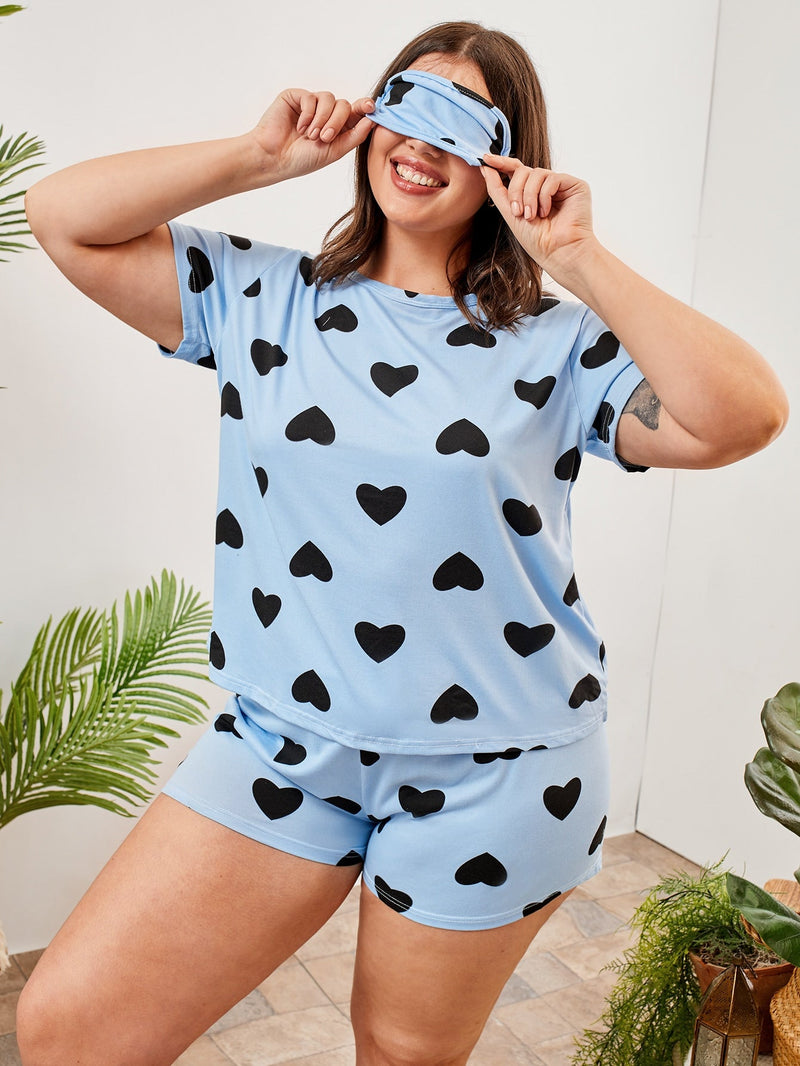 Pijama estampado - Plus size