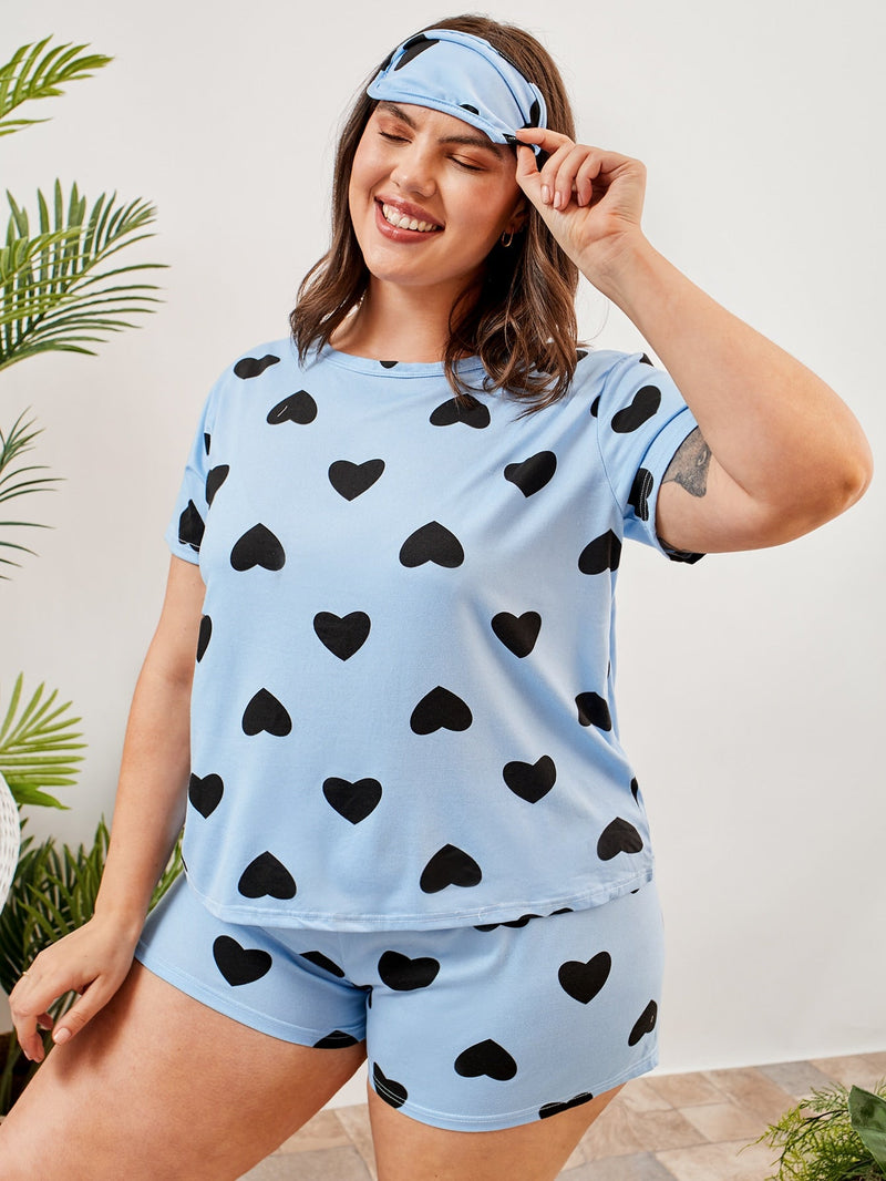 Pijama estampado - Plus size