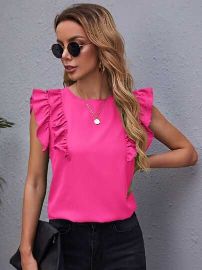 Blusa com babado