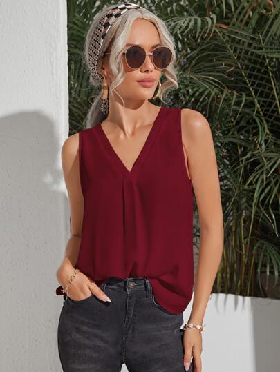 Blusa decote em V