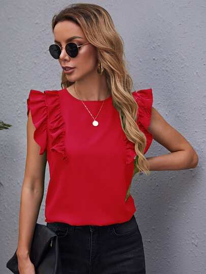 Blusa com babado