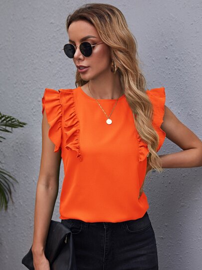 Blusa com babado