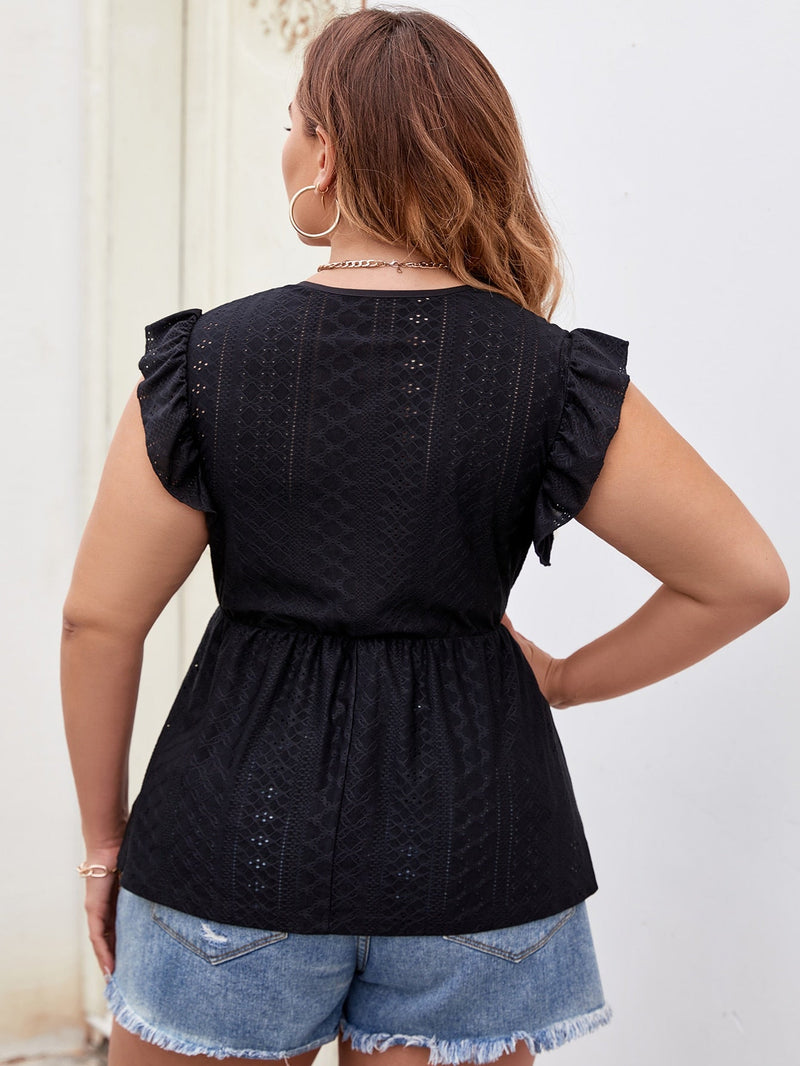 Blusa decote em V