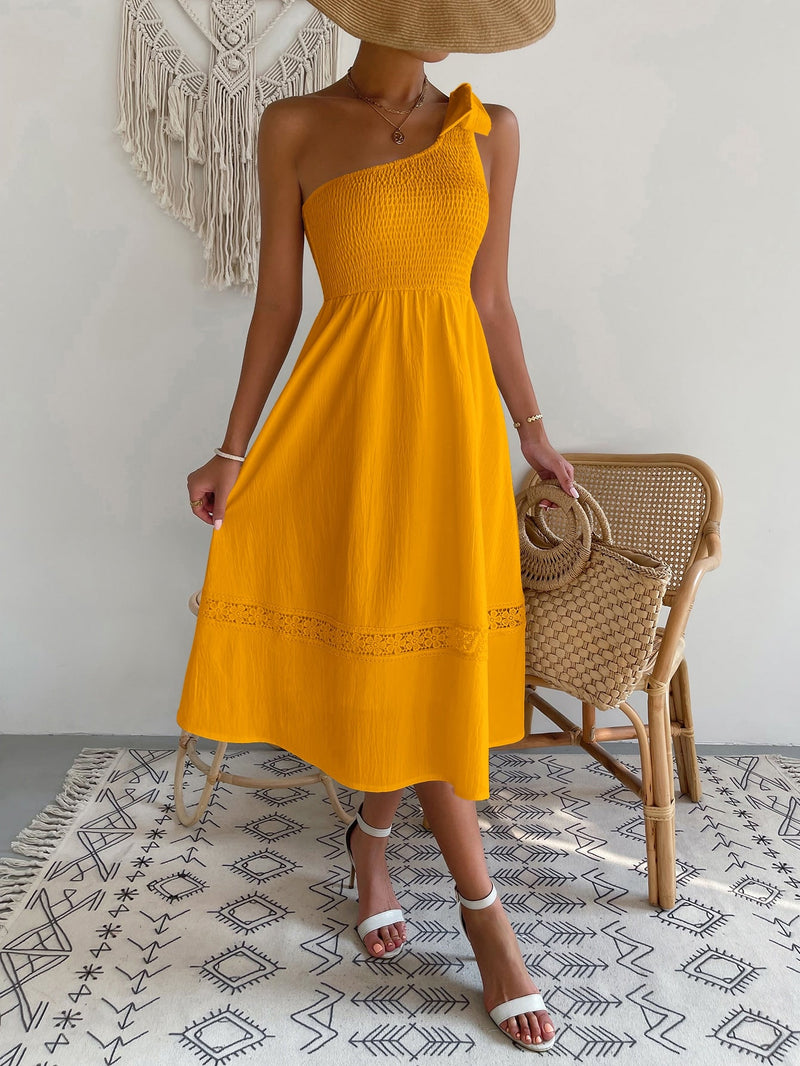 Vestido ombro único