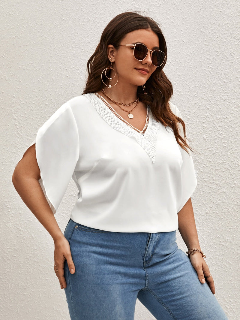 Blusa com renda