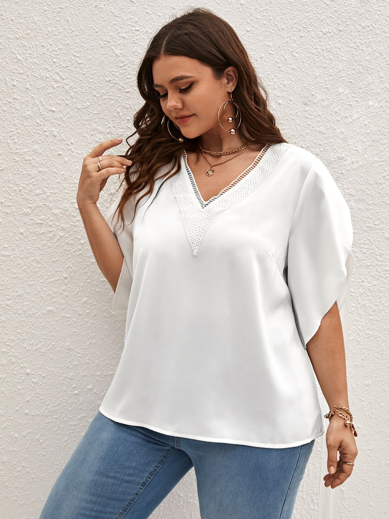 Blusa com renda