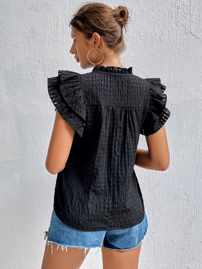 Blusa manga borboleta