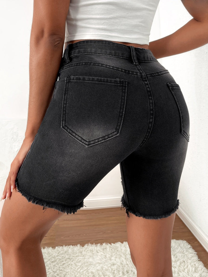 Bermuda jeans feminina