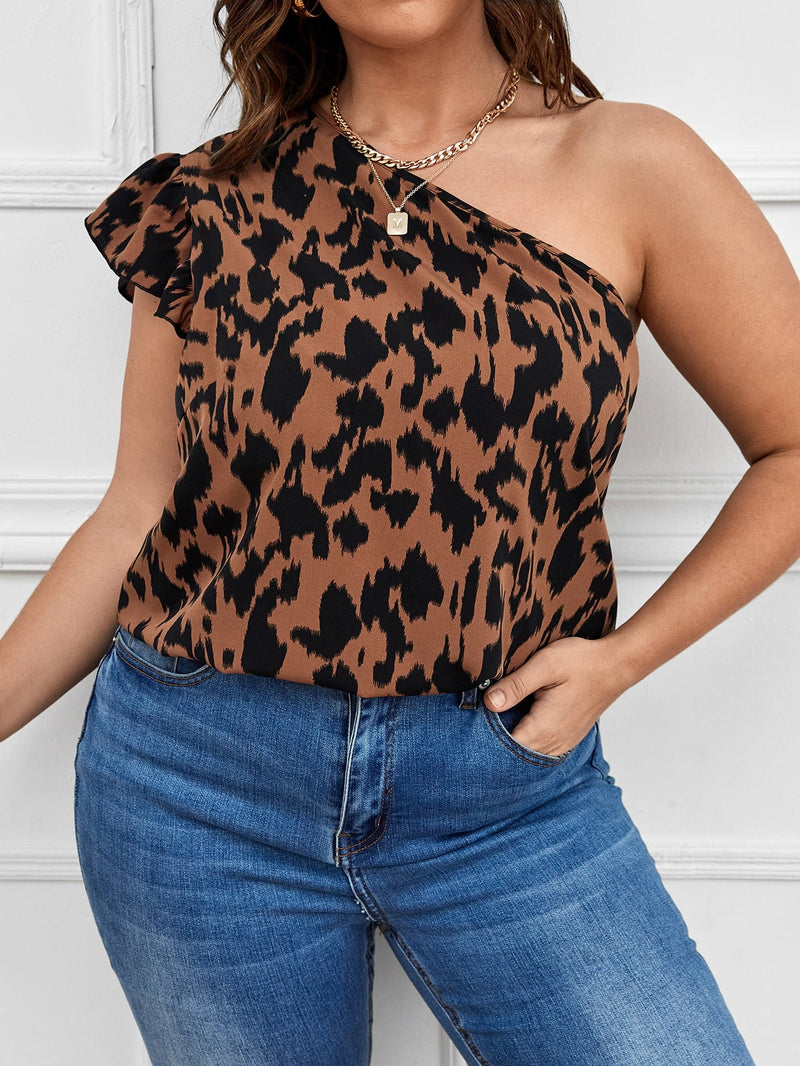 Blusa ombro único - Plus size