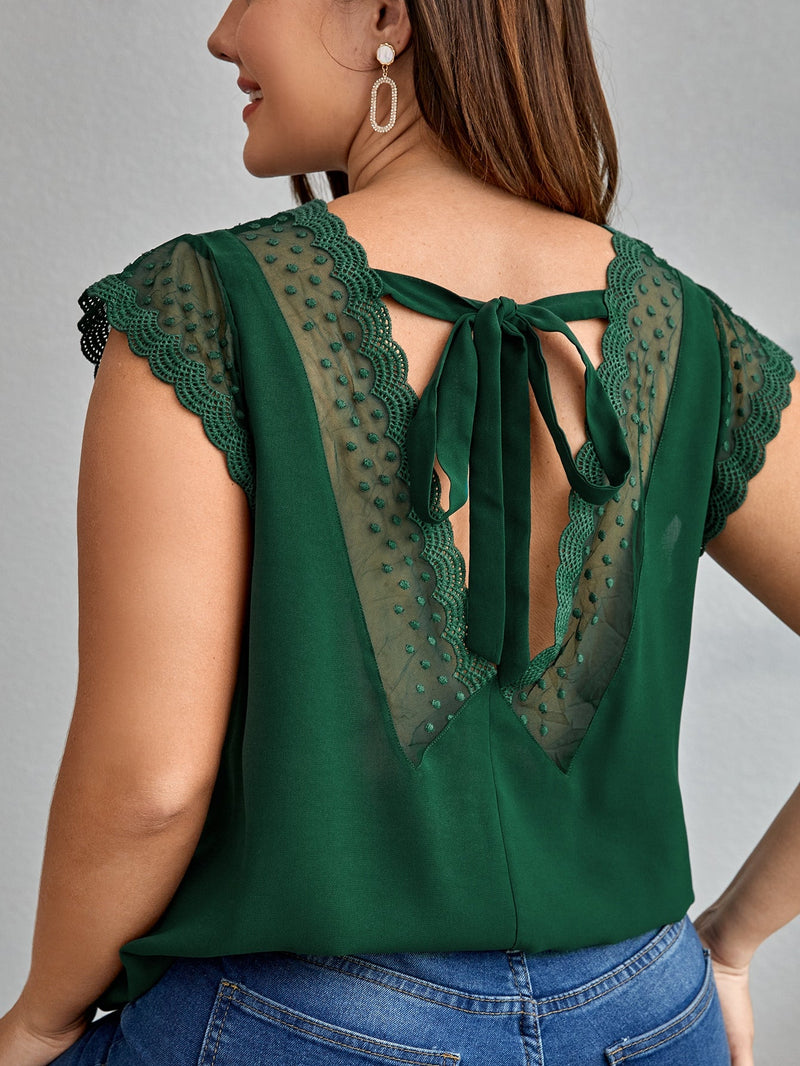 Blusa com renda