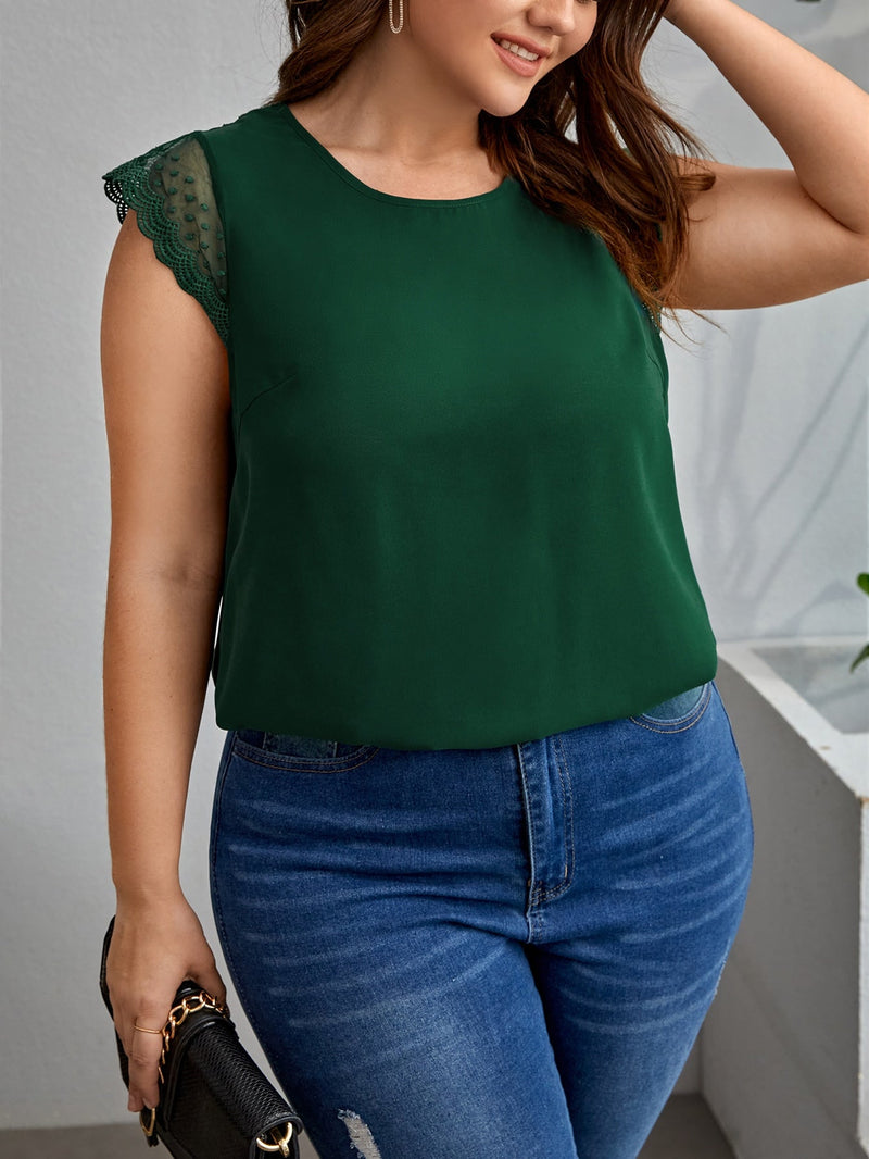 Blusa com renda