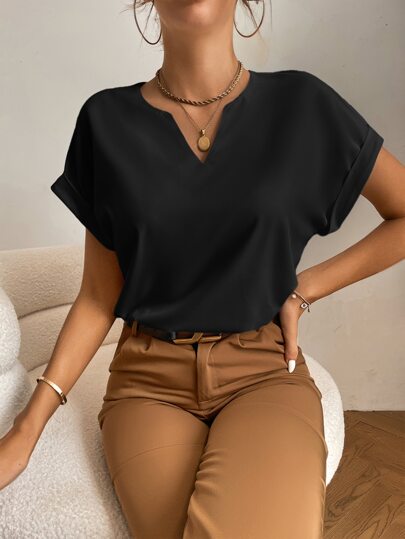 Blusa decote em V