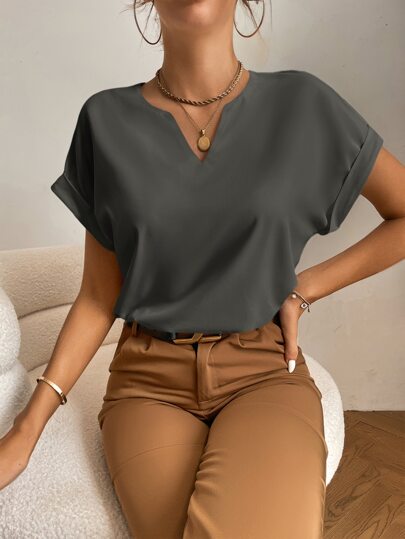 Blusa decote em V