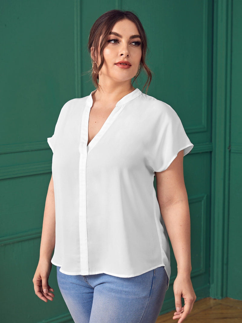 Blusa decote em V