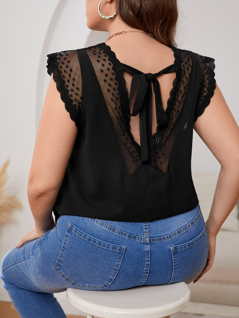 Blusa com renda