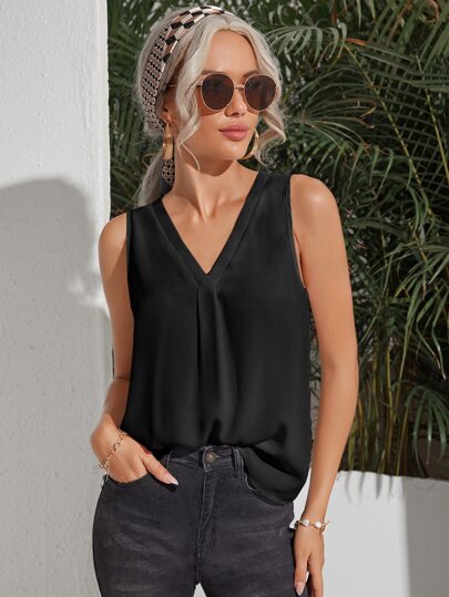 Blusa decote em V