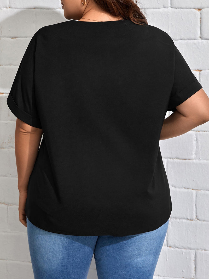 Blusa decote em V