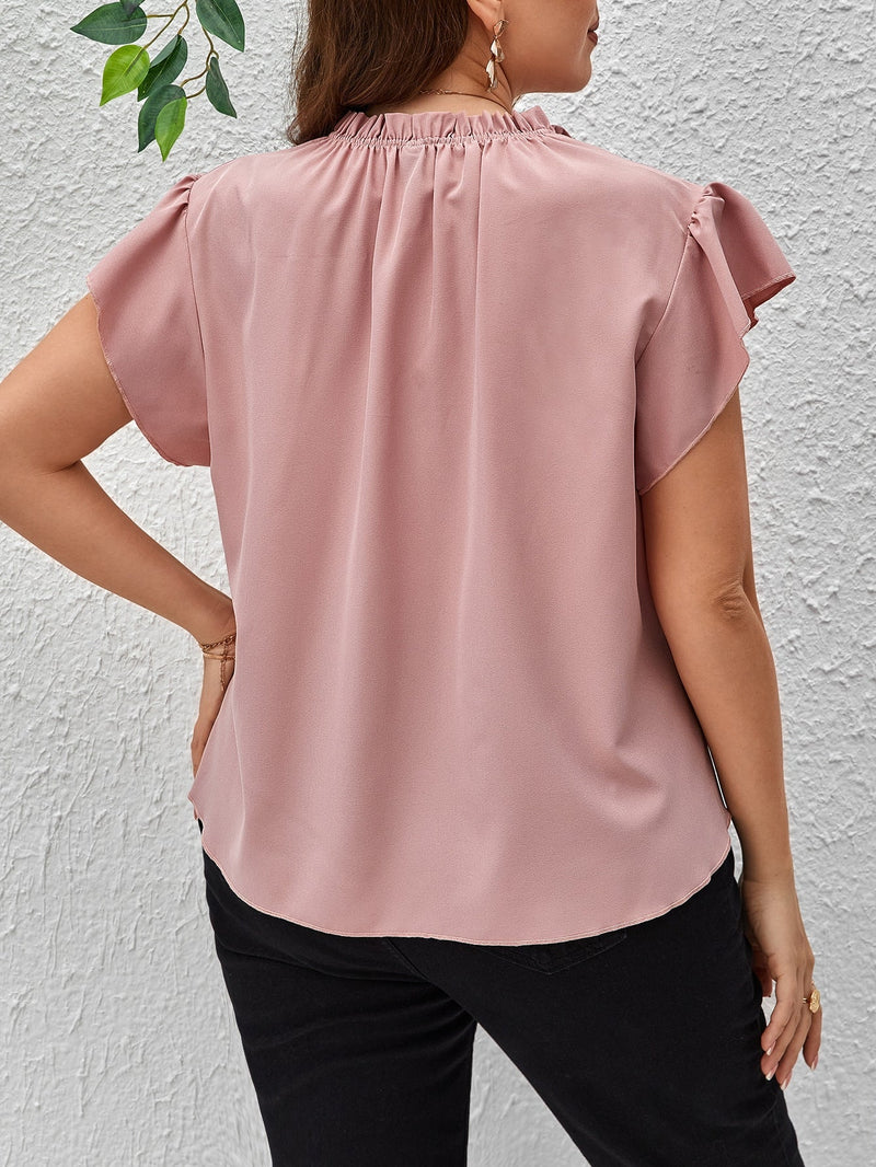 Blusa decote em V