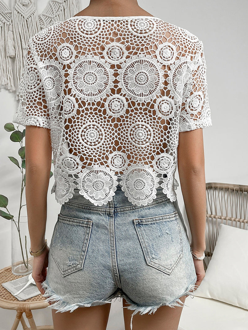 Blusa de renda