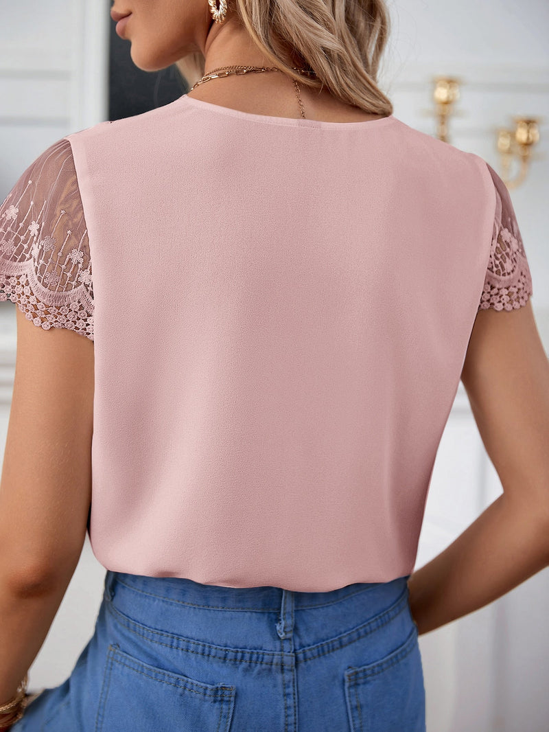 Blusa com renda