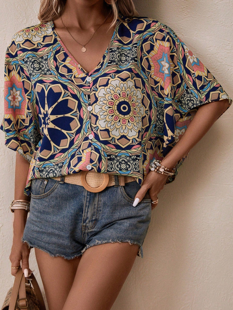 Blusa estampada