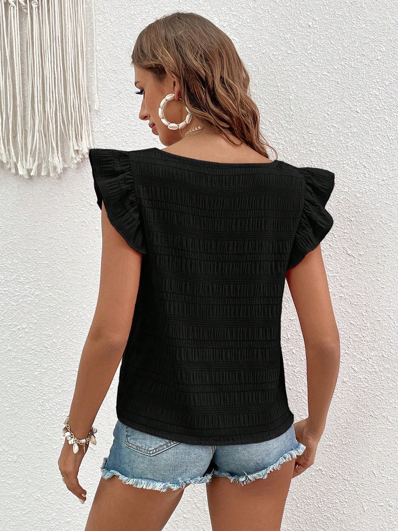 Blusa decote quadrado