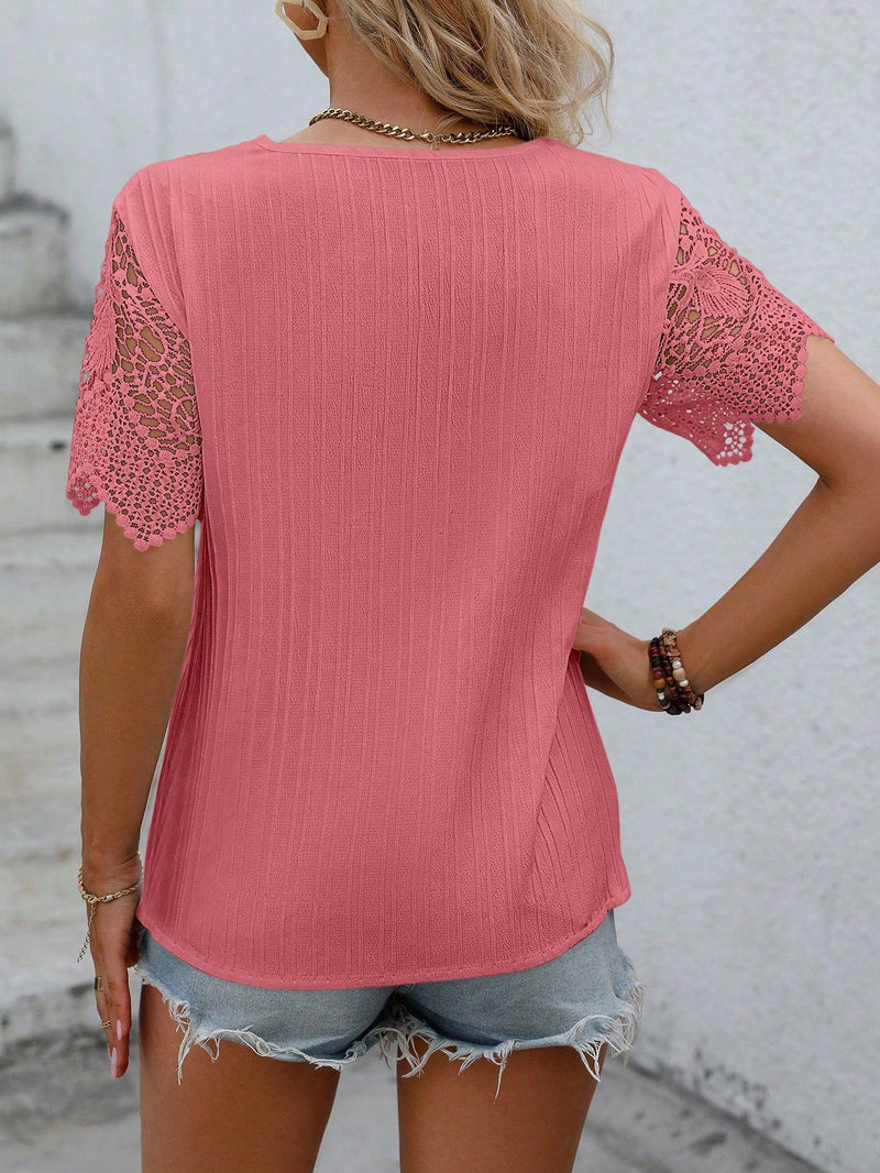 Blusa com renda