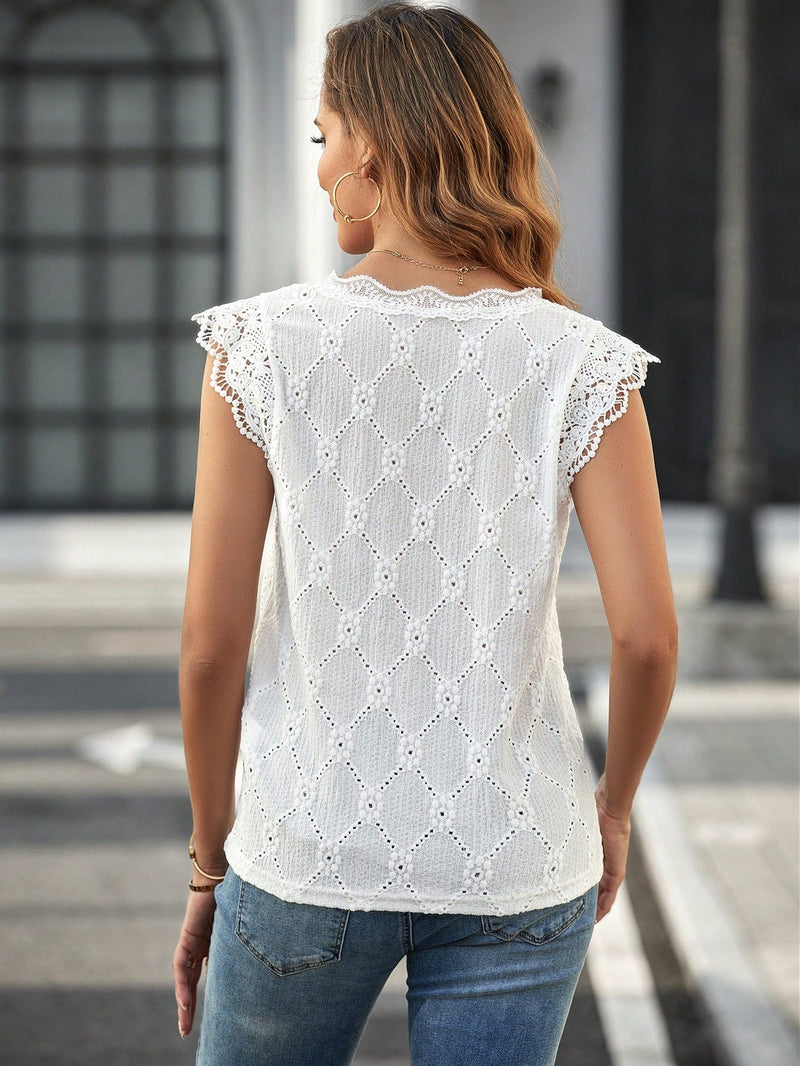 Blusa com renda