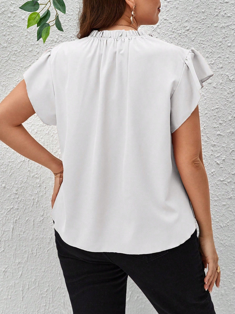 Blusa decote em V