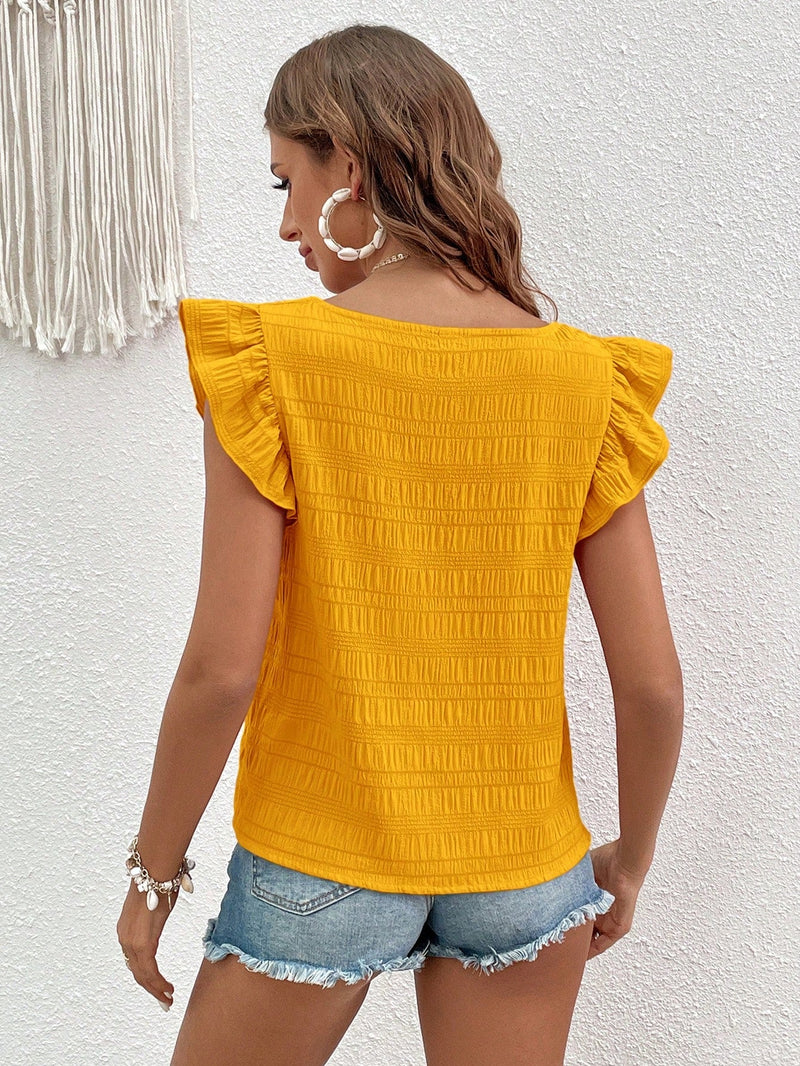 Blusa decote quadrado