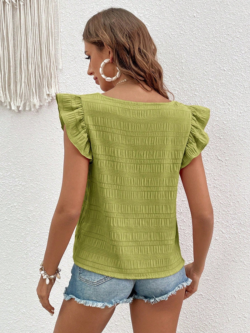 Blusa decote quadrado