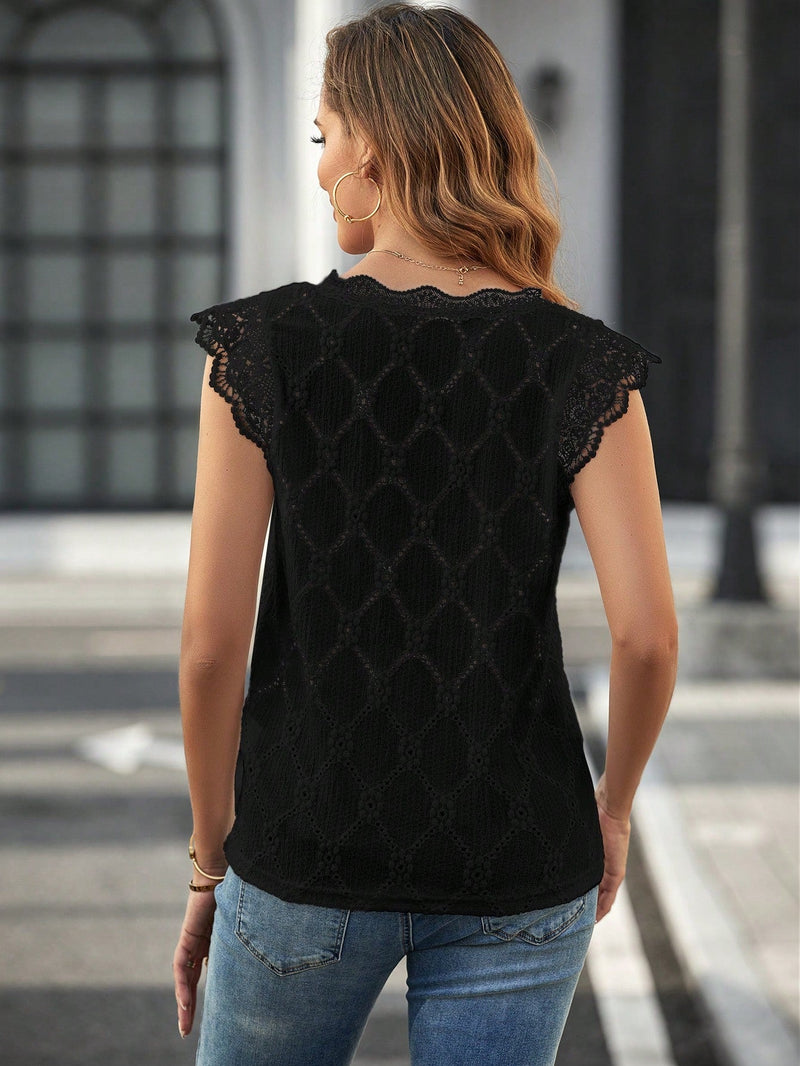 Blusa com renda