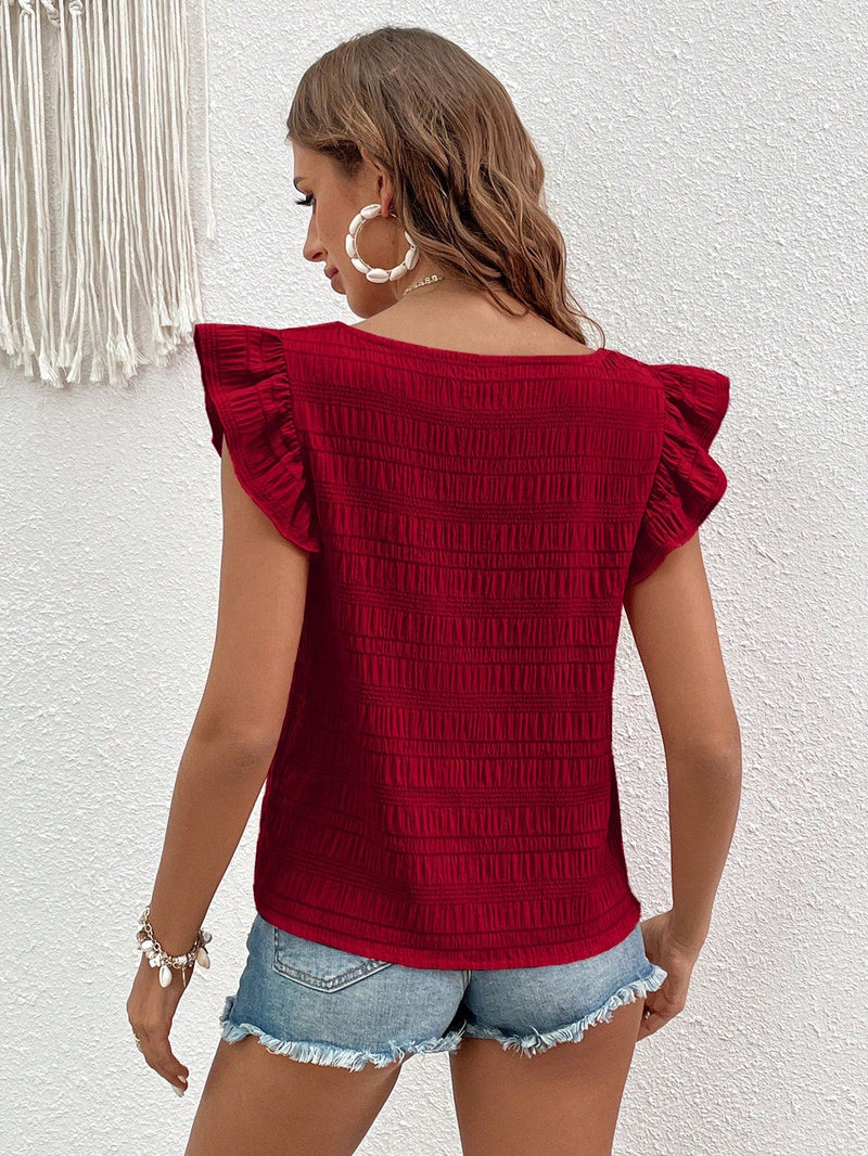 Blusa decote quadrado