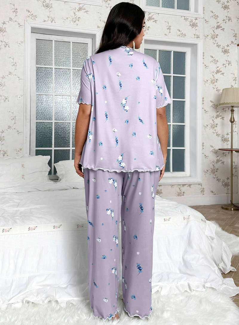 Pijama feminino estampado