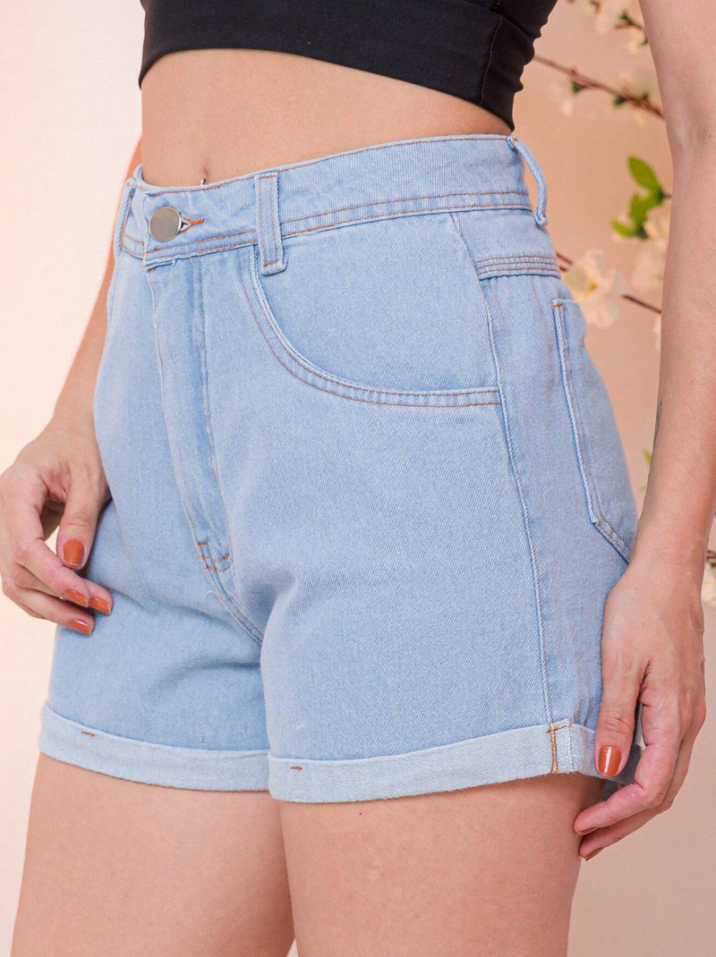 Short jeans feminino