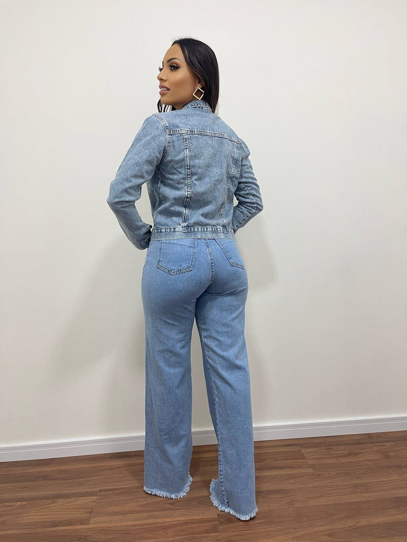 Calça Jeans - Wide Leg